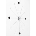 Wall clock Like Umbrella Chrome, D-100x6cm
