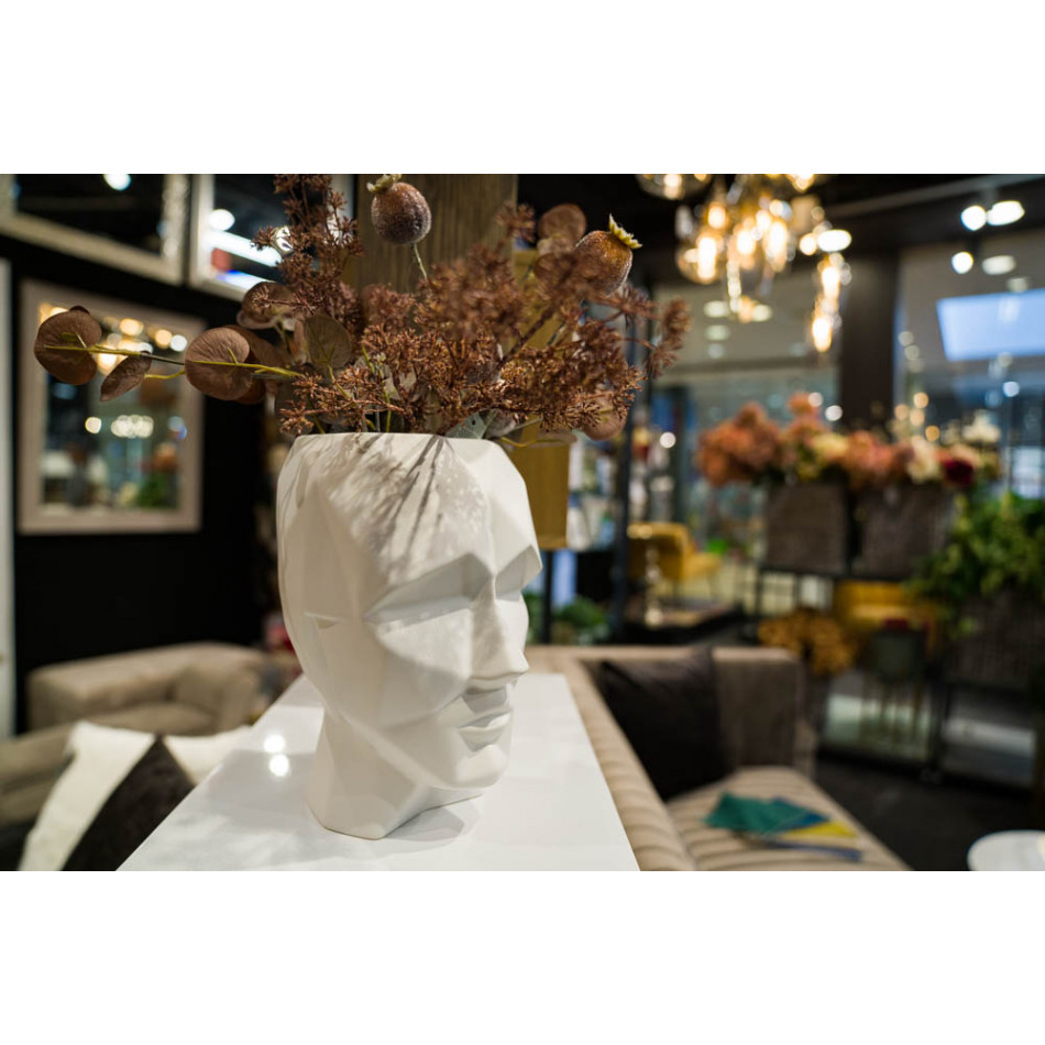 Фигурка MODERN MAN L, белый матовый, H25x19x14.5cm