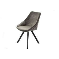 Chair Selvins, grey, 50x61x83cm, seat height 45cm