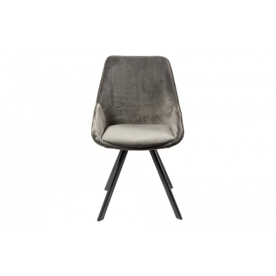Chair Selvins, grey, 50x61x83cm, seat height 45cm