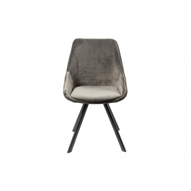 Chair Selvins, grey, 50x61x83cm, seat height 45cm