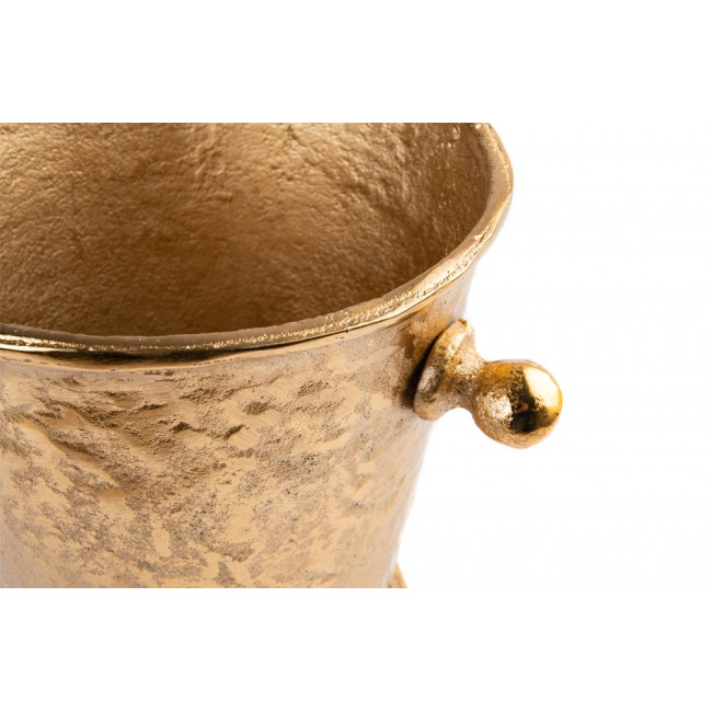 Wine cooler, gold colour, H22.5cm, D28.5cm