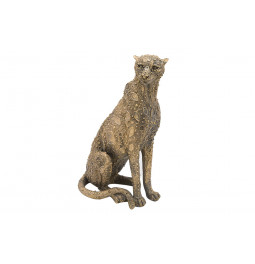 Decorative figure Leopard 15, 23.5x15x37cm