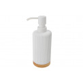 Soap dispenser Modern, white, H18.5cm D7cm