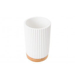 Teef brush holder Modern, white