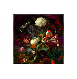 Wall Glass Art Boucket, 100x100x3.5cm