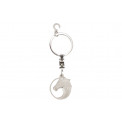 Keychain Horse head, metal, 9cm
