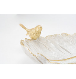 Decorative dish 2 birds, 30.7x17.5x11.5cm