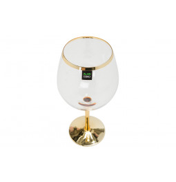 Gin glass Sanremo metallic H 22 cm, D 7.5 cm, 660ml