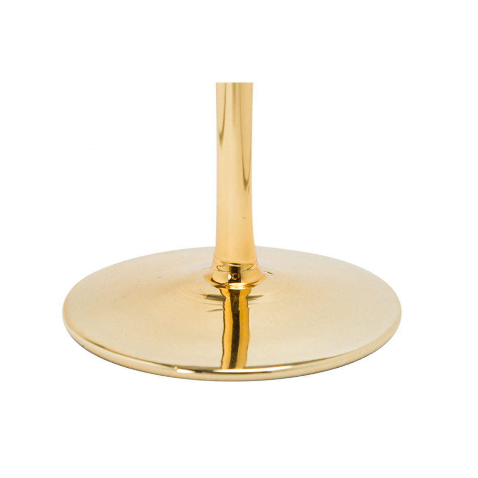 Gin glass Sanremo metallic H 22 cm, D 7.5 cm, 660ml