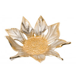 Decorative round dish Flower, D30cm