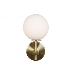 Wall lamp Rossi, white/bronze, 10x16x20cm, G9LED3.5Wx1pcs