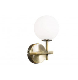 Wall lamp Rossi, white/bronze, 10x16x20cm, G9LED3.5Wx1pcs