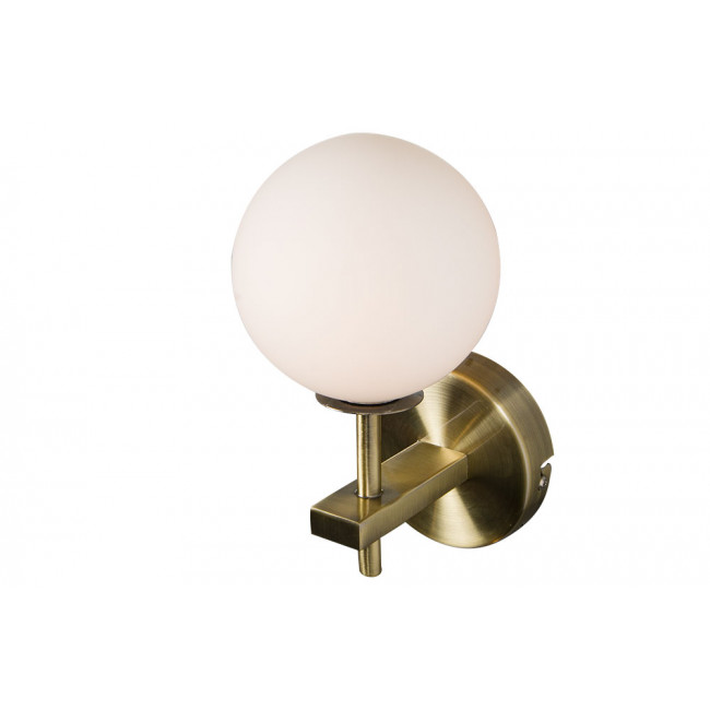 Wall lamp Rossi, white/bronze, 10x16x20cm, G9LED3.5Wx1pcs