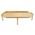 Tray 4226C, matt brass plating/shiny enamel,11x43.5x18