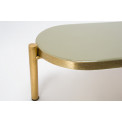 Tray 4226C, matt brass plating/shiny enamel,11x43.5x18
