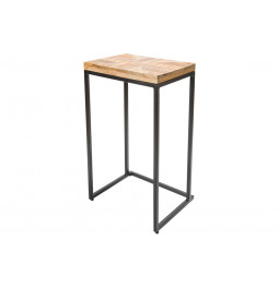 Side table Splita M, mango wood, 35x25x59cm