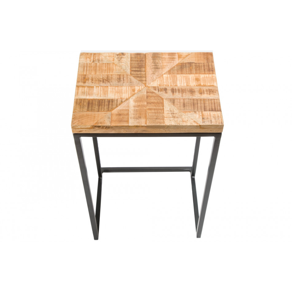 Side table Splita M, mango wood, 35x25x59cm