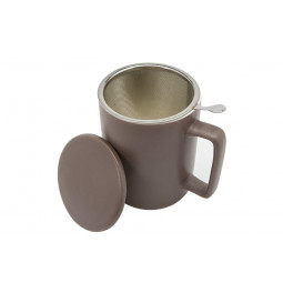 Mug Tisaniere, taupe, 0.4L