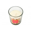Scented candle Neda, rose scent, 110g, 7x7x8cm