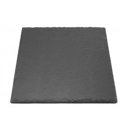 Serving plate, ardoise, 25x25cm