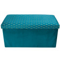 Box Liam double, duck blue, 76x38x38cm