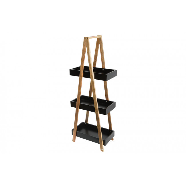 Shelf Caddy, 3 layers, black, 82x30x18cm