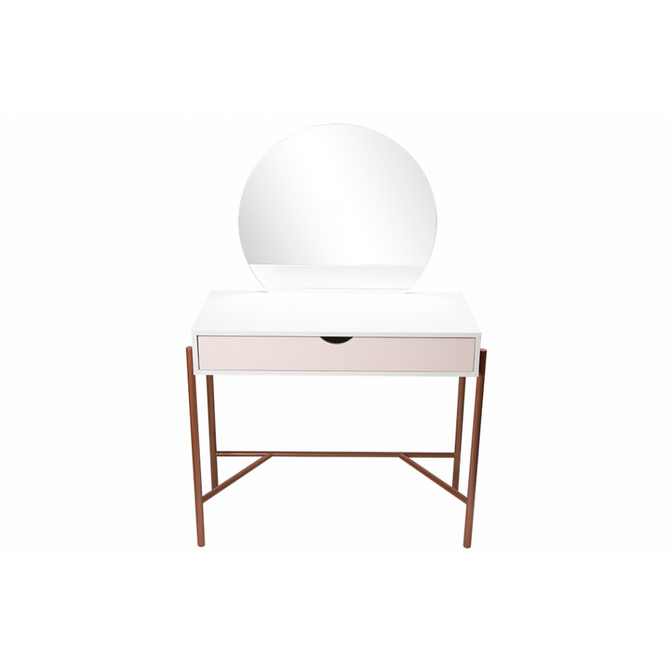 Dressing table with mirror Fribourg, 100x40x137cm