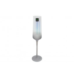 Champagne glass Simona grey, H26.5, D7.0cm, 220ml