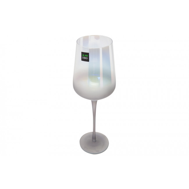 Red wine glass Simona grey, H25.5, D8.5cm, 450ml