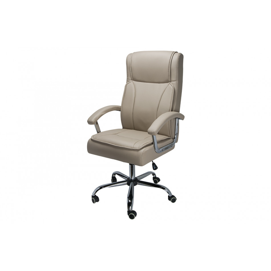 Office chair Dagsberg taupe,H117-127cm x 50cm x 50.5cm
