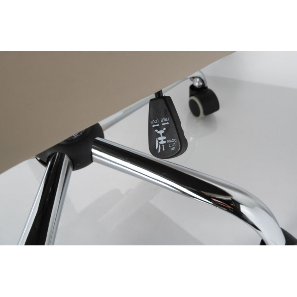 Office chair Dagsberg taupe,H117-127cm x 50cm x 50.5cm