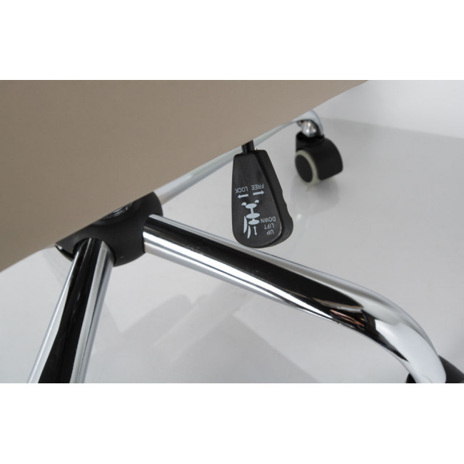 Office chair Dagsberg taupe,H117-127cm x 50cm x 50.5cm