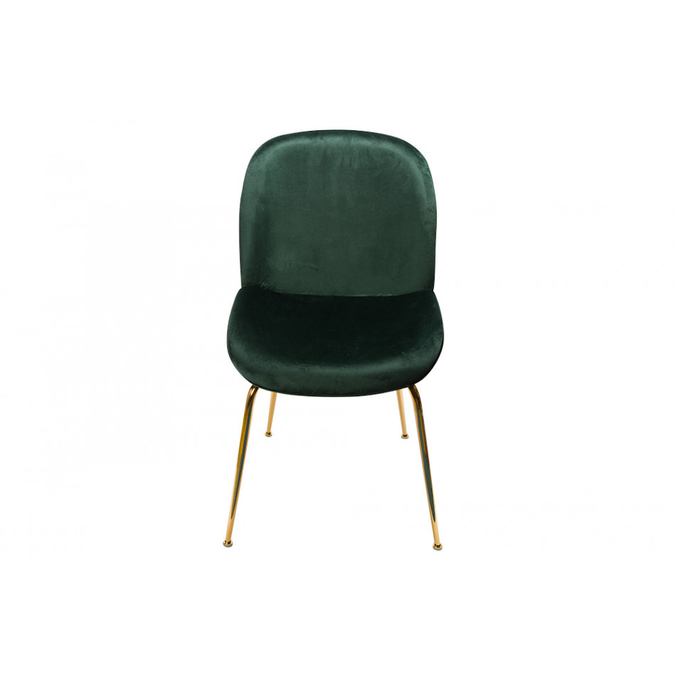 Dining chair Troja, dark green, 58x46x88cm