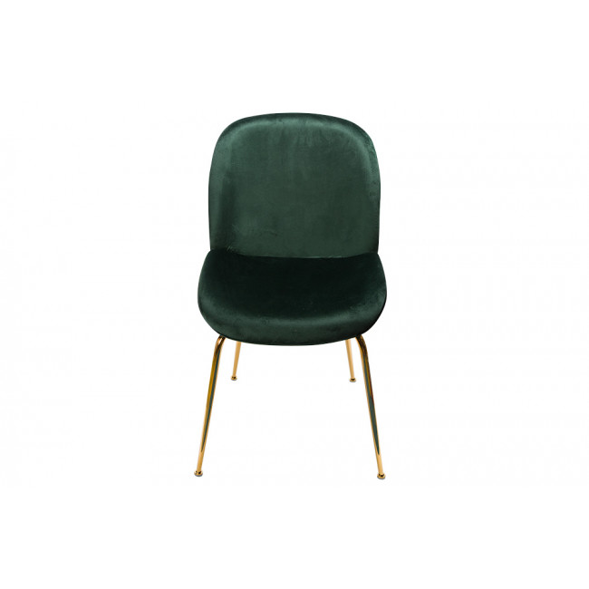 Dining chair Troja, dark green, 58x46x88cm