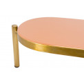 Tray 7591C, matt, with shiny brass enamel, 11x43.5x18