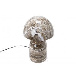Table lamp Leilro, gold PC printing clear enamel,20x20x32cm