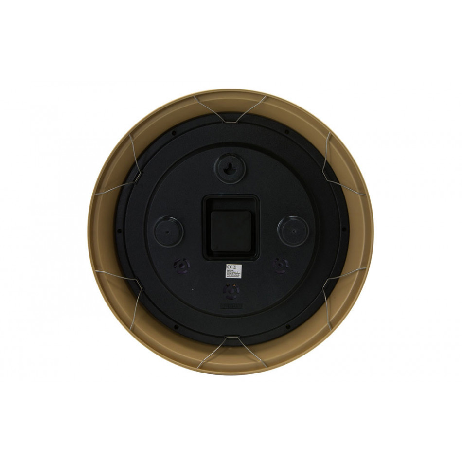 Wall clock/weather station Hyacinth, metal, D40.5cm