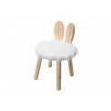 Chair Lapin, white,  D27, H38cm