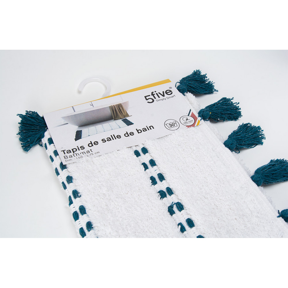 Bath mat Solar, grey/green, 75x50x2cm