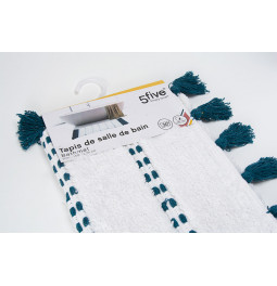 Bath mat Solar, grey/green, 75x50x2cm