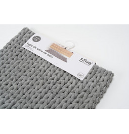 Bath mat Elpais, grey, 50x120cm