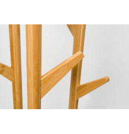Coat rack Umbrel bambou/metal, D30xH174cm