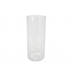 Vase Cracked Cylinder, H30 D13cm