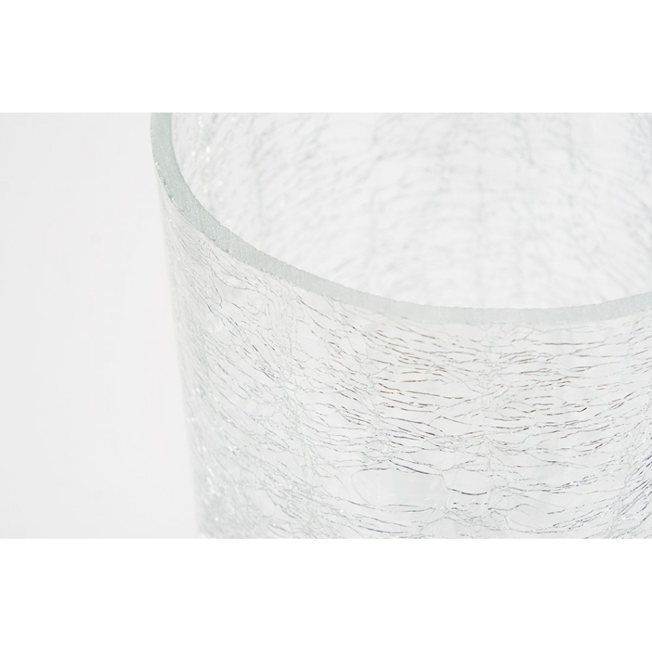 Vase Cracked Cylinder, H30 D13cm
