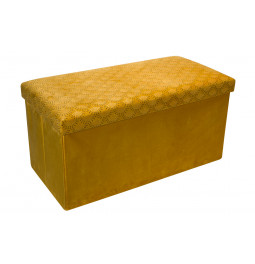Box Liam, yellow, 76x38x38cm