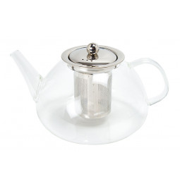 Teapot, glass, 1.3 l,  L24xW15.5xH13cm