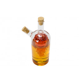 Ripe vinegar oil bottle, glass, 6.5x17.5cm