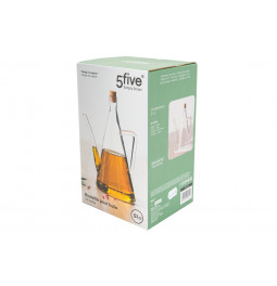 Jar for oil/vinegar, glass, H20cm/ 0.51 L