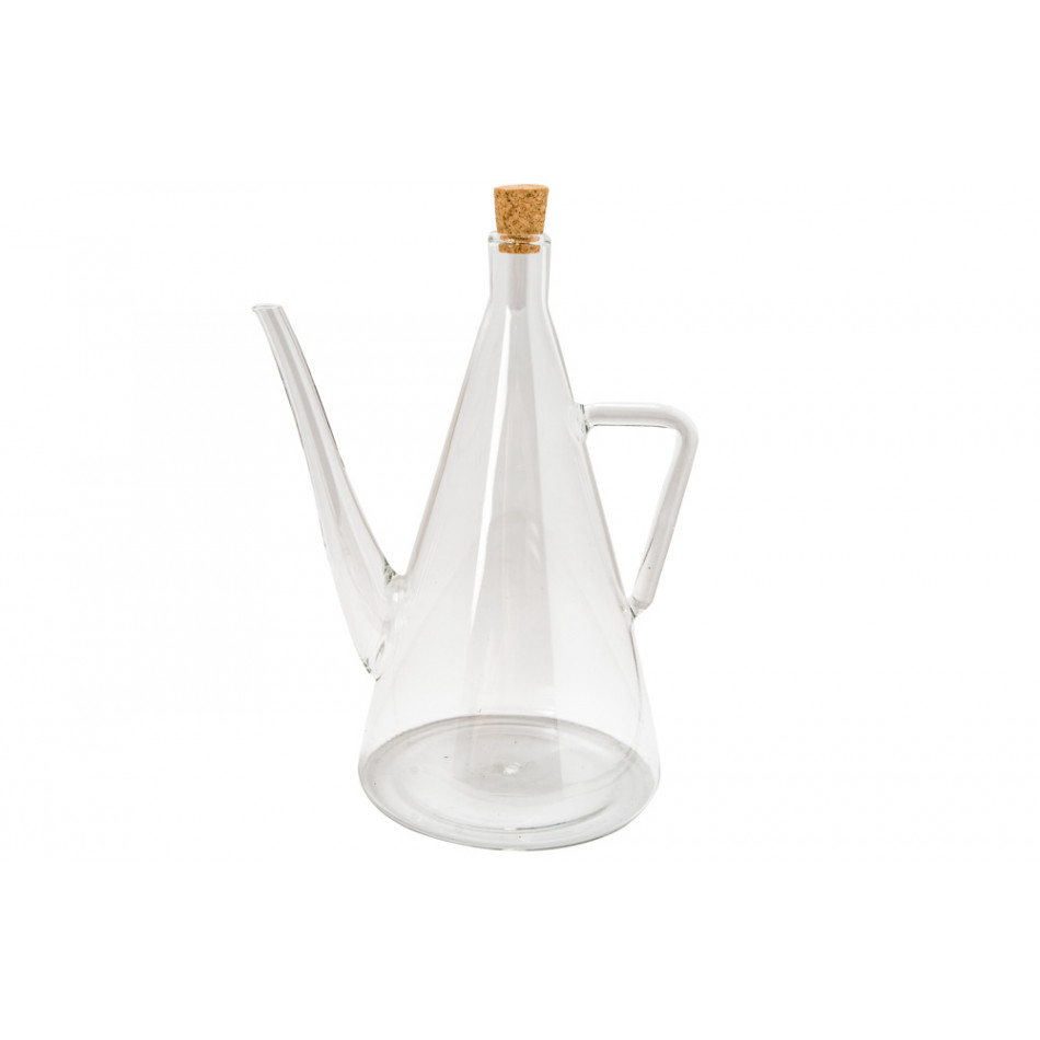 Jar for oil/vinegar, glass, H20cm/ 0.51 L